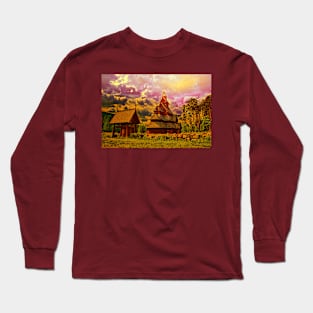 Gol stave church, Norway Long Sleeve T-Shirt